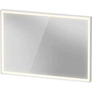 Duravit L-Cube - Огледало с LED осветление, 100х67 см, сензор за докосване, матово бяло LC7382018180100 (LC7382018180100)