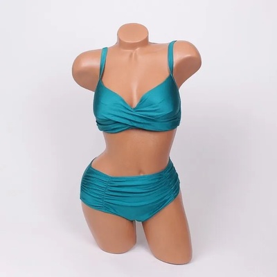 Дамски бански в тюркоазено-зелено - чашка c