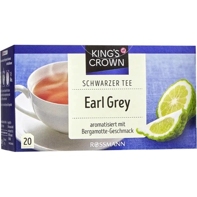 King's Crown Černý čaj Earl grey 35 g