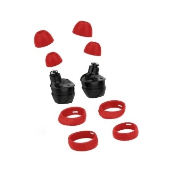Image 1 of kwmobile 4x Аксесоари за Samsung Galaxy Buds / Buds Plus - червен