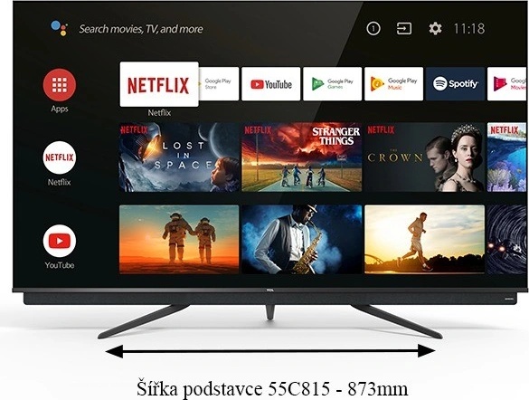 TCL 55C815 - Heureka.cz