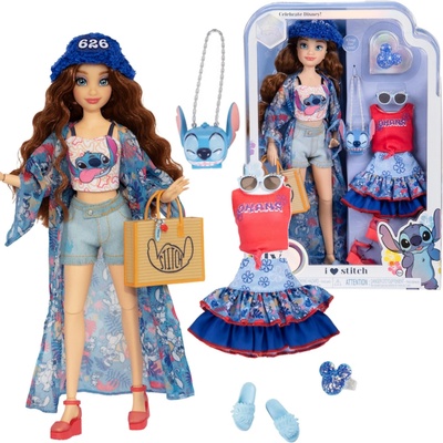 Jakks Pacific Disney ILY 4ever módní Stitch a sadou doplňků 30 cm