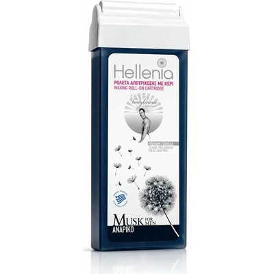Hellenia Depilační vosk Hellenia roll on pro muže MUSK 100 ml