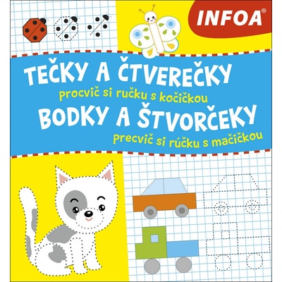 Tečky a čtverečky - Procvič si ručku s kočičkou / Bodky a štvorčeky - Precvič si rúčku s mačičkou