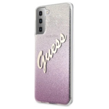Púzdro Guess Vintage pro Samsung Galaxy S21+ 5G - ružové