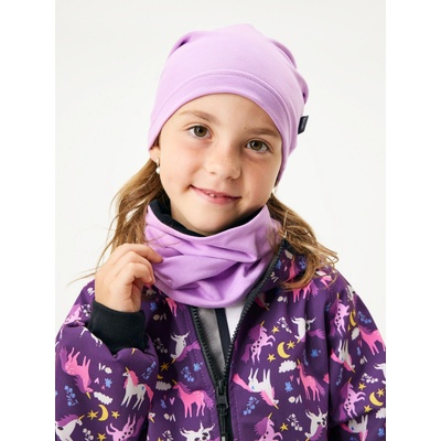 Dětský nákrčník z teplákoviny Basic Lila – Zbozi.Blesk.cz