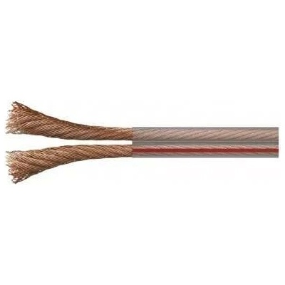 Emos Dvojlinka nestíněná 2x1,5mm průhledná 100m