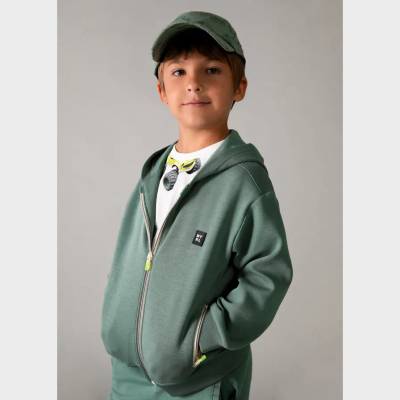 MAYORAL Спортно горнище с ципове в зелен цвят за мини момче Mayoral