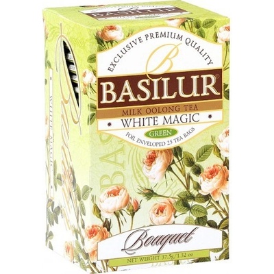 Basilur Bouquet WHITE MAGIC GREEN zelený čaj 20 x 1,5 g