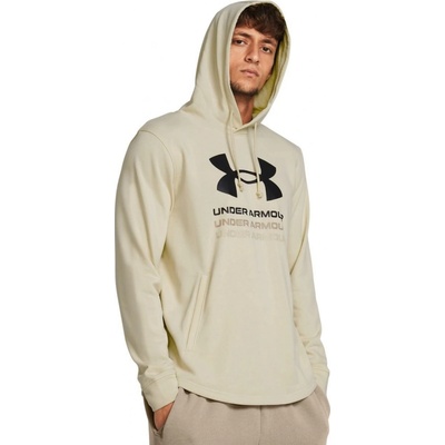 Under Armour Rival Terry Graphic Hood M 1386047-273 beige