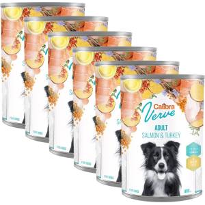 Calibra Dog Verve GF Възрастен Сьомга и Пуйка 6 x 400 г