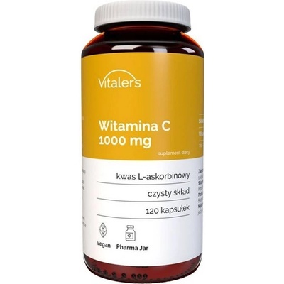Vitaler's Витамин С, 1000 mg, 120 капсули, Vitaler's (406187 (VIT-0618) VIT)
