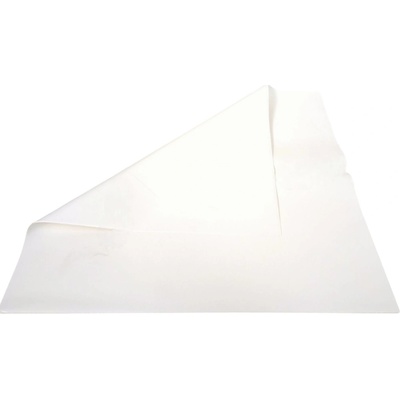 Floristická fólie 60cm x 60cm 20 archů v baleníl 1 bílá