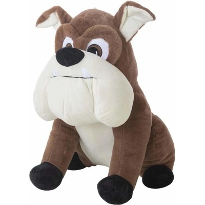 Tmavě hnědý buldog od firmy Llopis 35 cm