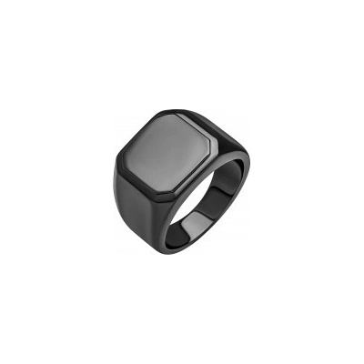 Fred Bennett Strieborný prsteň Gunmetal plating R3911