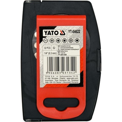 YATO Sada bitů 1/4` YT-04622