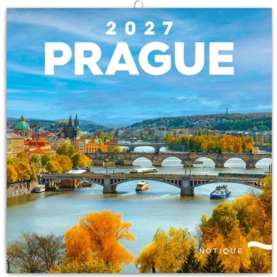 Poznámkový Praha nástěnný 2027