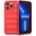 HQWear Кейс Magic Shield Case за iPhone 13 Pro Max, гъвкав, брониран гръб, червен (9145576258606)