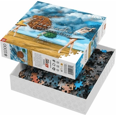 Good Loot Imagination Rafał Olbiński Tvar zelené barvy 1000 dielov