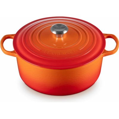 Le Creuset Kastról SIGNATURE 28 cm, 6,7 l, FLAME, liatina