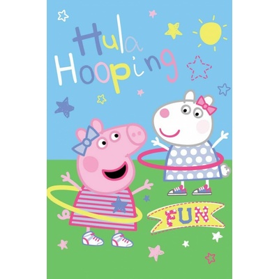 Jerry Fabrics Dětská deka PEPPA PIG Hula polar fleece