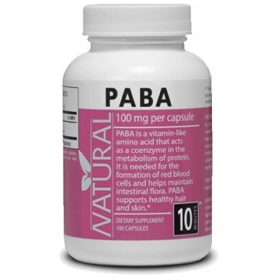Natural Vitamín B10 PABA 100 mg 100 kapsúl