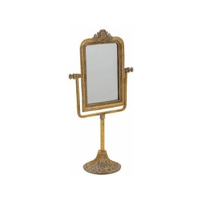 Alexandra House Living Огледало със Скоба за Монтиране Alexandra House Living Злато Смола 9 x 35 x 18 cm