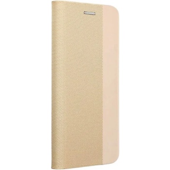 Forcell Луксозен Калъф за SAMSUNG A20e, Sensitive Book Case, Златист (5903396044885)