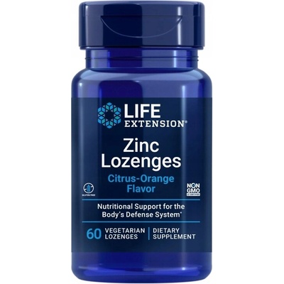 Life Extension Zinc Lozenges 60 pastilek