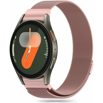 Tech-Protect Milanese na Samsung Galaxy Watch 4 / 5 / 5 Pro / 6 / 7 / FE, růžové zlato TEC313792