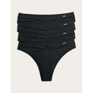 Marks & Spencer 4 броя бразилски бикини Flexifit Marks & Spencer черен Marks & Spencer | Cheren | ЖЕНИ | 6