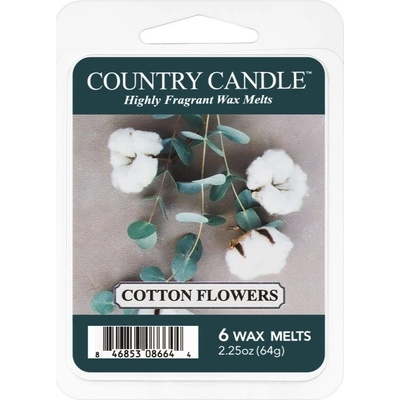 Country Candle Cotton Flowers vosk do aromalampy 64 g