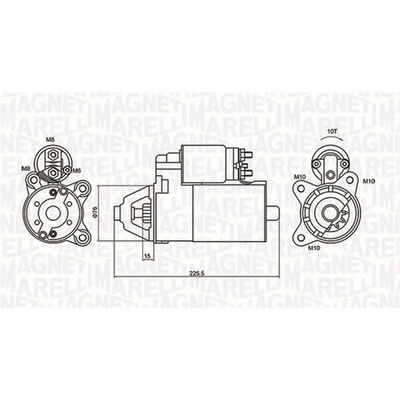 Štartér MAGNETI MARELLI 063721336010