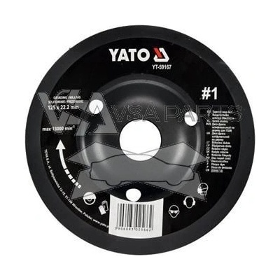 YATO Rašple rotační 125 mm, typ 1 hrubá