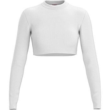 HUGO BOSS Пуловер Hugo Cropped Knit Jumper - Open White 110
