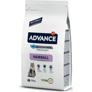 Affinity Advance Cat Hairball - високачествена храна за пораснали котки, срещу космените топки, за отглеждане в апартамент, контрол на теглото, Испания - 1, 5 кг