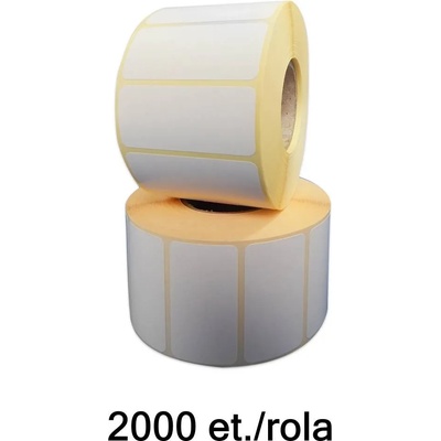 ZINTA Самозалепващи етикетни ролки 50x25 mm, 2000 ет. /ролка, термични (50X25X2000-TH)