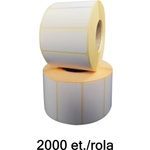 ZINTA Самозалепващи етикетни ролки 50x25 mm, 2000 ет. /ролка, термични (50X25X2000-TH)