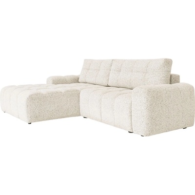 Miuform Кремав разтегателен модулен ъглов диван с място за съхранение (ляв ъгъл) Lulu - Miuform (2213PE03)