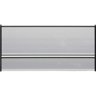 Dveřní tabulka pro papírové jmenovky, 187 x 93 mm, 1+1 řádek