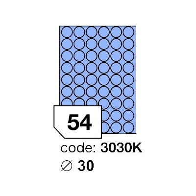 Rayfilm 30 mm 300 archů, matně modrá, R0123.3030KD