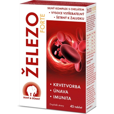 Swiss Med Železo Forte 45 tablet