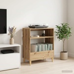 vidaXL Стойка за грамофон Дъб артизан 71 x 39, 5 x 83 см (8012897)
