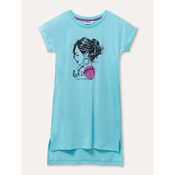 Winkiki dievčenská tunika WJG 21113 tyrkysová