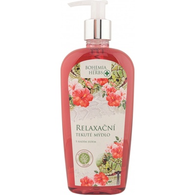 Bohemia Gifts & Cosmetics Herbs hadí jed relaxačné tekuté mydlo 300 ml