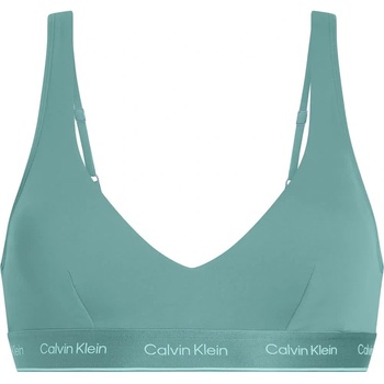 Calvin Klein Longline Triangle bikini top - Green (Saltwater Aqua)
