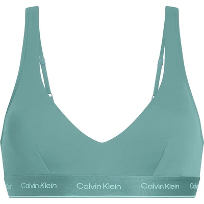 Calvin Klein Longline Triangle bikini top - Green (Saltwater Aqua)