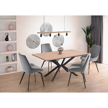 Halmar Разтегателна маса legarto натурален дъб / черно