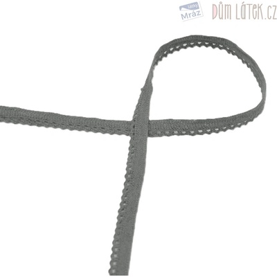 Čipka paličkovaná khaki, šírka 10 mm