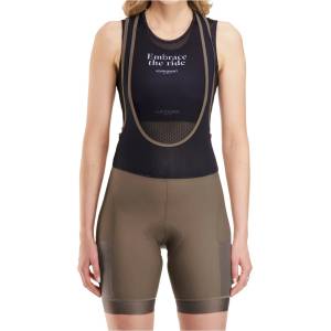 PEPPERMINT Дамски клин за колоездене PEPPERMINT Women's Signature Cargo Bib Cycling bottoms - Cacao (155-2213-0314)
